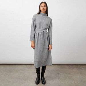 NWOT RAILS Mila Turtleneck Sweater Dress Heather Grey XS